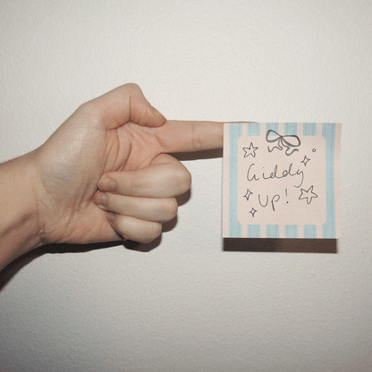 Giddy Up! Sticky Notes